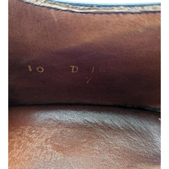 Allen Edmonds Westwood Mens size 10 Black Leather Dress Shoes Captoe Oxfords USA - Picture 8 of 13